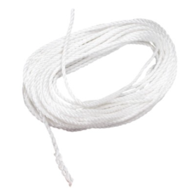 PLASTIMO Ligne de jet pour bouée | 30 m Ligne de jet pour bouée Plastimo | Sécurité navigation en bateau - blanche