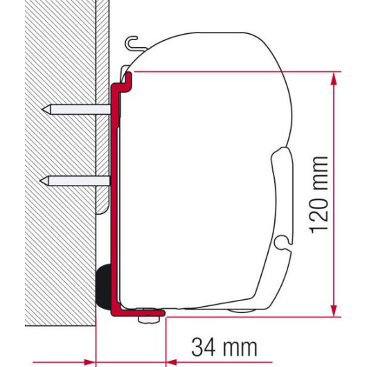 Kit Fleurette FIAMMA Adaptateur pour store du camping-car