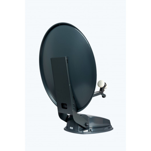 Antenne 65 cm G6 + Connect grise ANTARION - antenne satellite automatique pour camping-car et fourgon aménagé.