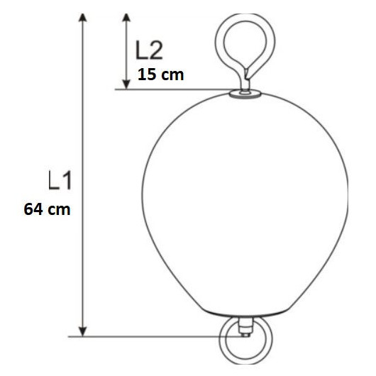 Bouée de mouillage à tige | ø 385 mm POLYFORM AS Amarrage bateau