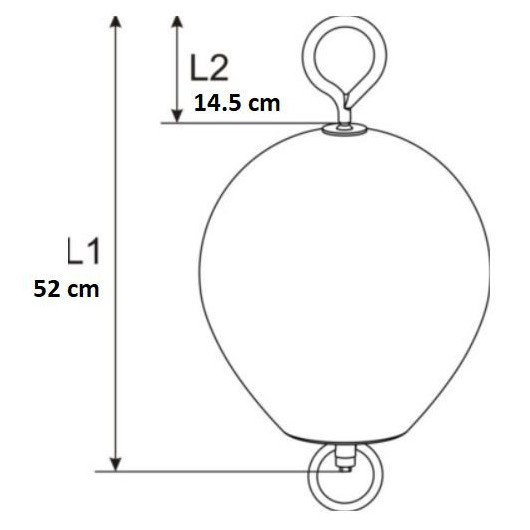 POLYFORM AS Bouée mouillage moussée à tige | ø 280 mm
