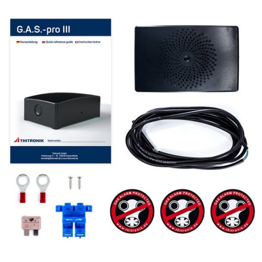 G.A.S Pro III THITRONIK - détecteur sonore pour fuites de gaz en camping-car et fourgon aménagé.