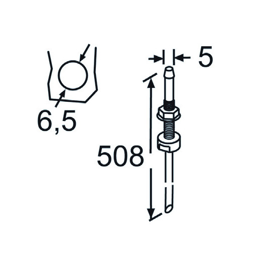 WEBASTO Plongeur complet L503