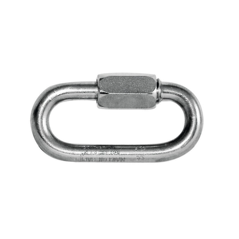 Maillon rapide carré inox 6 mn PEGUET (43 mm x 57 mm