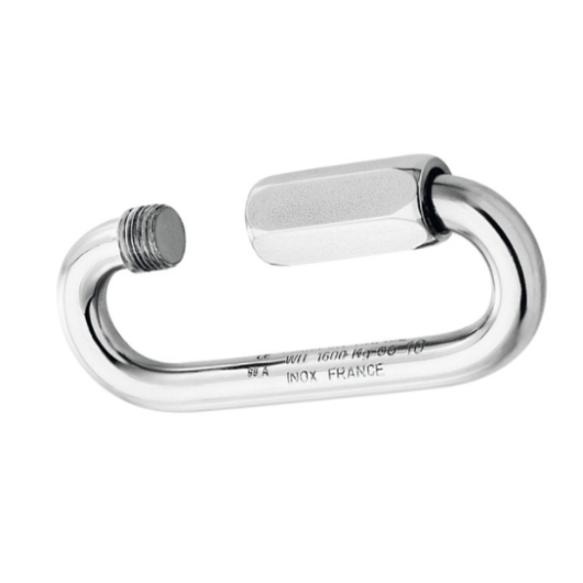Maillon grande ouverture inox PEGUET - Mousqueton & maillon bateau