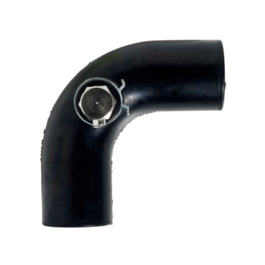 Coude caoutchouc 90° ø 22 mm avec purge ALDE - chauffage à eau camping-car & bateau