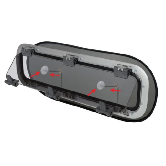 Moustiquaire hublot WATERLINE -Accessoire pour panneau de pont