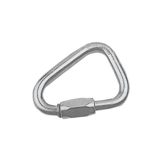 Manillon Delta inox avec fermeture à vis Oscualti | fixation sécurisée pour bateau