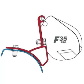 Adaptateur FIAMMA F35 Pro pour Renault Trafic, Vivaro, Primastar | Fixation store van aménagé