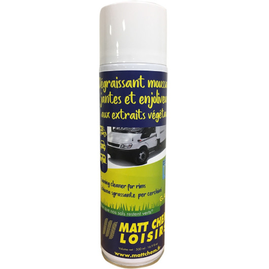 G.A.J.+ Dégraissant moussant jantes MATT CHEM - nettoyant de camping-car & fourgon