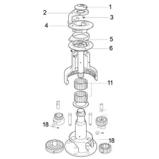 LEWMAR Pièces détaché Winch Evo 30ST Winch équipement pour bateau