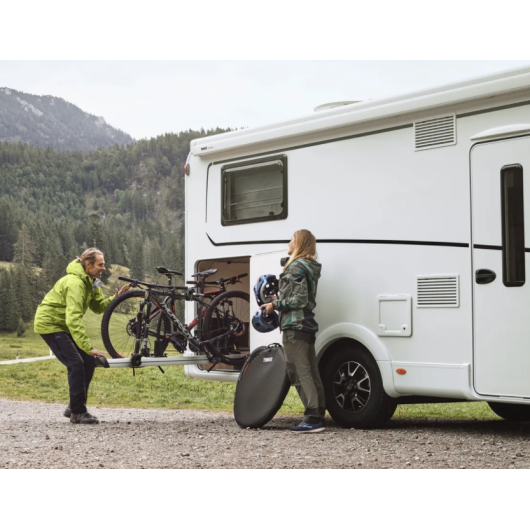 THULE Forkmount Adapter Kit Quick Release - adaptateur pour porte-vélos Velo Slide pour camping-car.