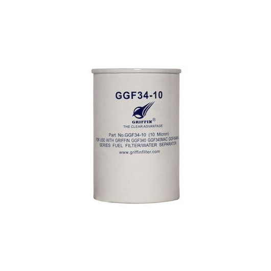 Filtre essence Spin-On GGF340 GRIFFIN - préfiltre séparateur moteur de bateau