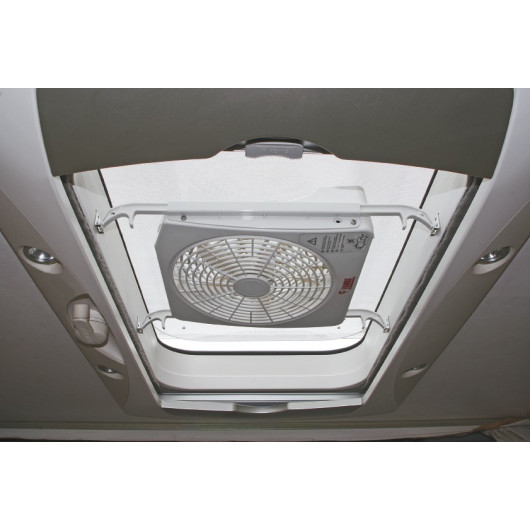 Turbo Kit Fiamma | Ventilateur 12V pour lanterneau camping-car, fourgon et caravane | sous un lanterneau