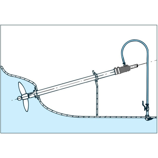 VETUS Kit prise d'eau presse-étoupe - Ligne d'arbre & presse-étoupe pour bateau