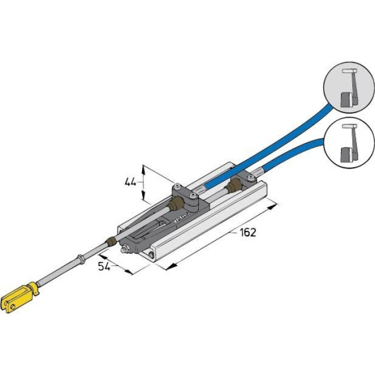 Kit double poste inverseur VETUS - Commande moteur bateau