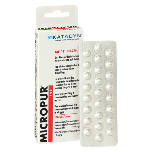 Micropur Forte MF 1T KATADYN - désinfectez l'eau du réservoir de votre fourgon ou camping-car.