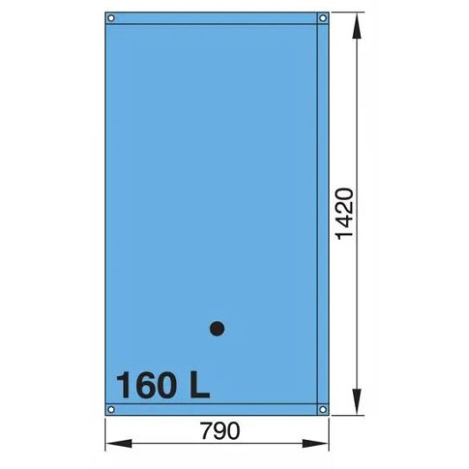 VETUS Réservoir souple 3 couches 55 à 220 L - L'eau à bord en bateau