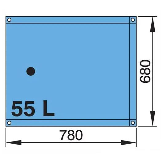VETUS Réservoir souple 3 couches 55 à 220 L - L'eau à bord en bateau