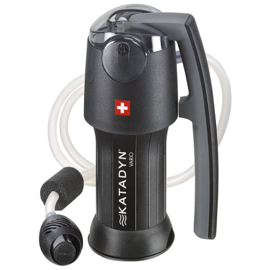 Vario filtre à eau KATADYN - filtre anti-bactéries pour remplissage de gourde et réservoir camping-car.
