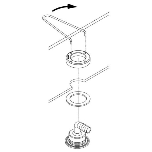 Raccord coudé pour réservoir souple FT VETUS - Accessoire pour réservoir souple en bateau