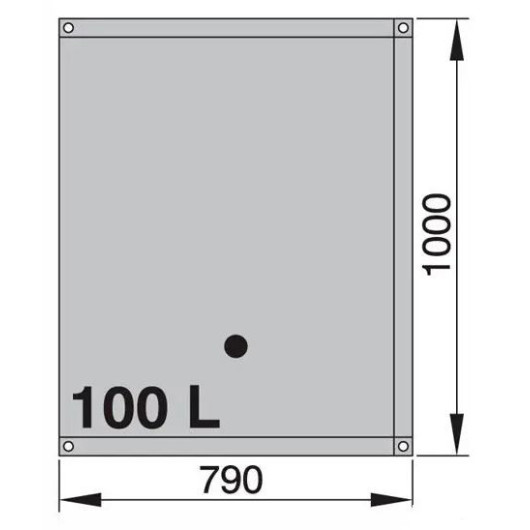 Réservoir souple eaux noires 3 couches 55 à 160 L VETUS - WC sanitaires en bateau