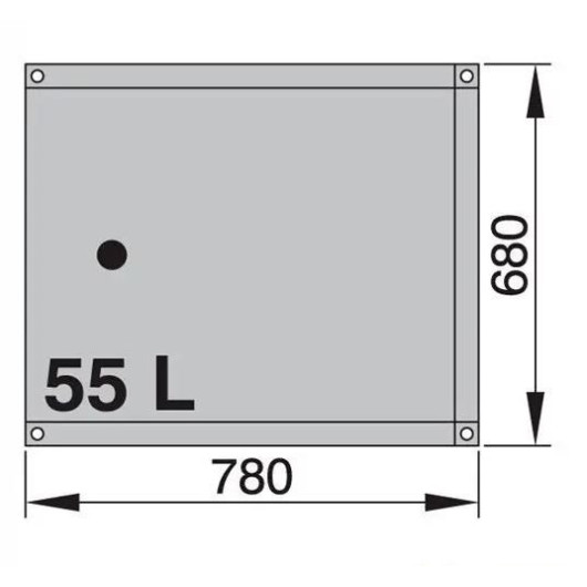 Réservoir souple eaux noires 3 couches 55 à 160 L VETUS - WC sanitaires en bateau