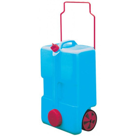 Réservoir à roulettes 30L CHANTAL - réservoir mobile pour eau propres ou usées en camping-car.