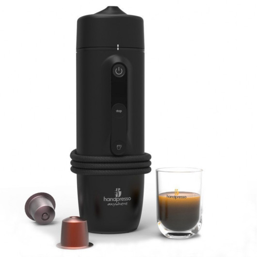 Auto Capsule HANDPRESSO - machine à café 12-24V pour camping-car, van & bateau.