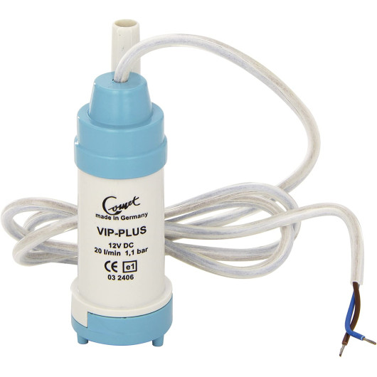 Pompe immergée Vip Plus 20 L COMET - pompe à eau pour jerrican fourgon et camping-car.