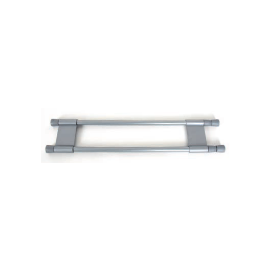 Barres anti-chutes double grises CAMP4 - barres anti-glisse pour placard et frigo de camping-car.