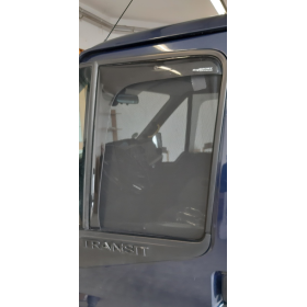 Cab Side Windows Sunshade Transit 00-12 CARBEST - moustiquaire noire pour portières de fourgon & camping-car Transit