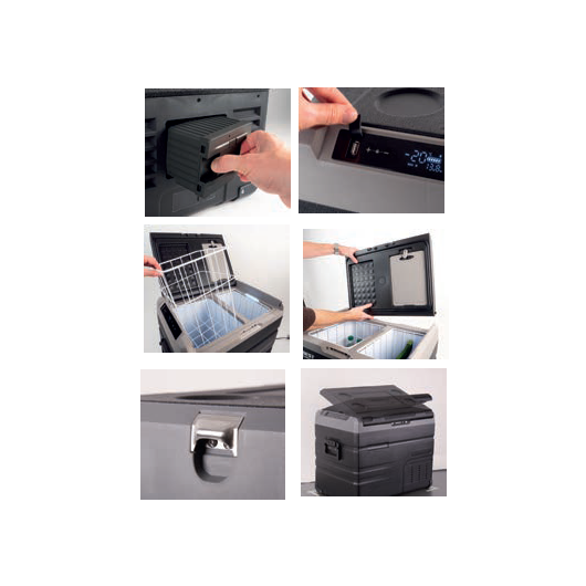 CARBEST Glacière à compresseur DualCooler 45 - 12/24V camping-car, fourgon, bateau & camping - H2R Equipements