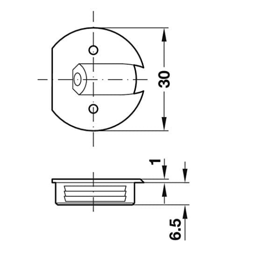 DECMO Lot de 10 inserts d'assemblage oblique | dimensions