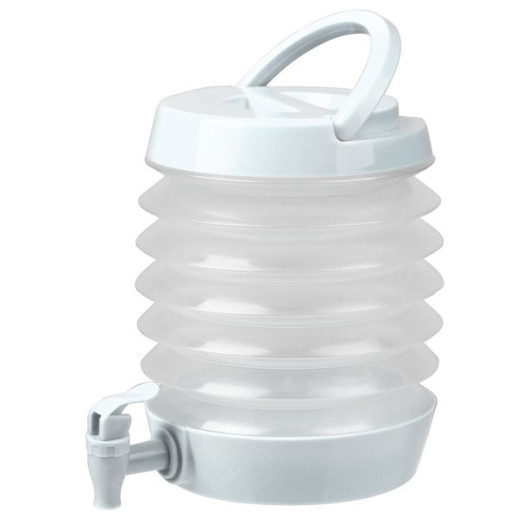 Fontaine à eau pliable 3,5L CAMP4  - distributeur à robinet bateau, van & camping 