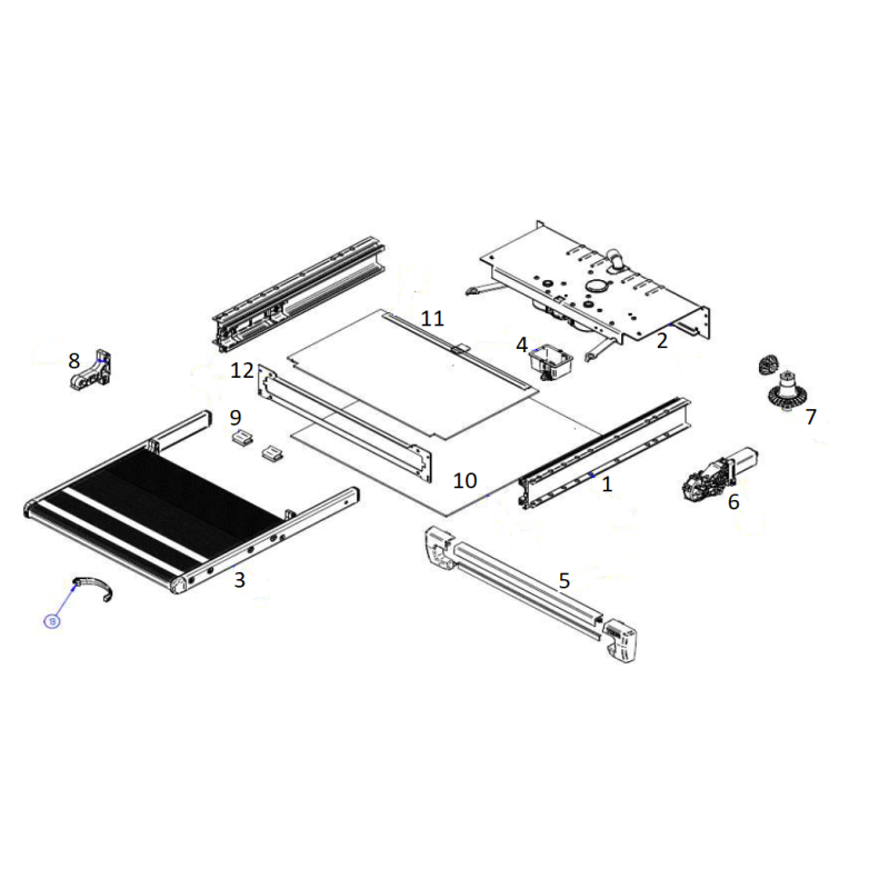 THULE SLIDE-OUT STEP V12 V18 V19 Kit de pignon de marche 1500602745 EUR
