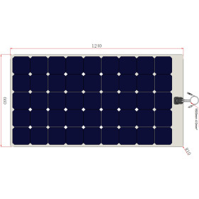 Kit panneau solaire souple marine flex 170W et régulateur VICTRON MPPT bateau & van