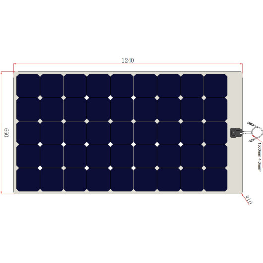 Kit panneau solaire souple marine flex 170W et régulateur VICTRON MPPT bateau & van