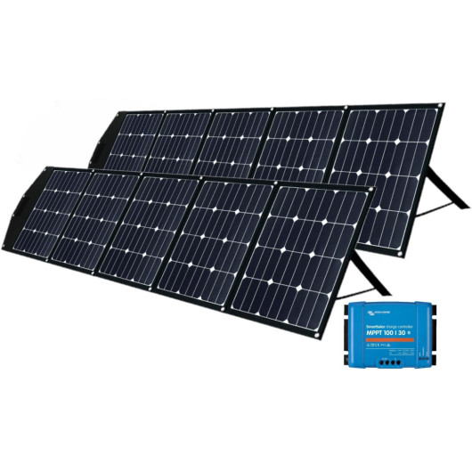 EM Kit solaire pliable 400W - VICTRON Régulateur MPPT 100/30