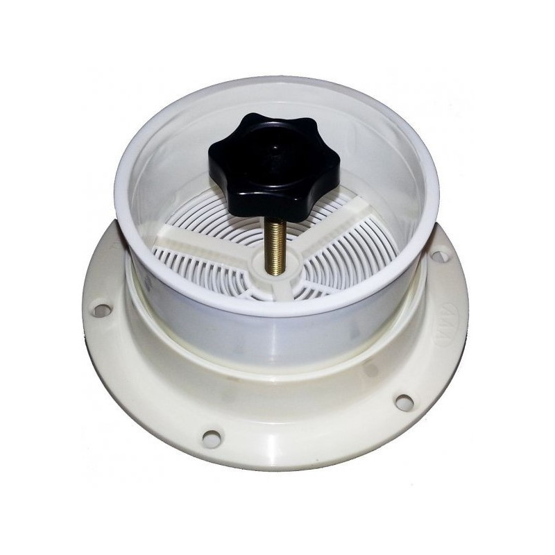 Aérateur De Ventilation Pour Bateau - Plastique Blanc, 3 Pouces