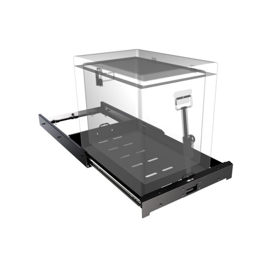 Rail Coulissant Pour Réfrigérateur Intégré - Blanc - 15x10x5 Cm - Avec Vis Incluses - Montage Facile, Glissement Fluide