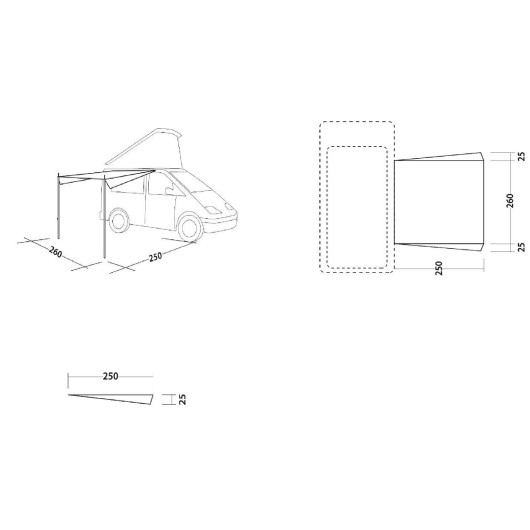 Canopy - EASY CAMP - Auvent latéral fourgon aménagé