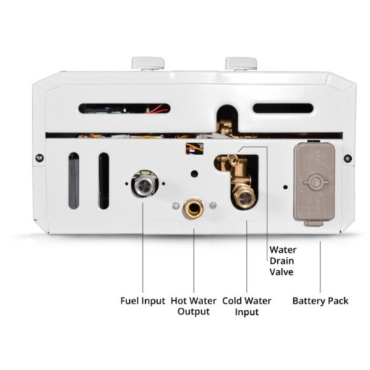 Chauffe-eau gaz portable CE-L10 ECCOTEMP - boiler gaz camping, van & fourgon aménagé