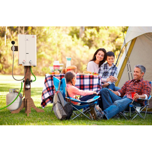 Douche Portable De Camping 5L/8L - Pompe à Main, Pour Randonnée, Plage, Lavage Auto, Animaux