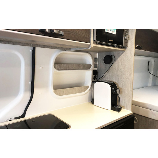 Panneau partie cuisine FIAT Ducato après 2006 MASIS - habillage intérieur pour la finition de votre fourgon Ducato.