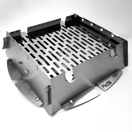 Barbecue pliable PICOLI - barbecue portable pliable pour le camping.