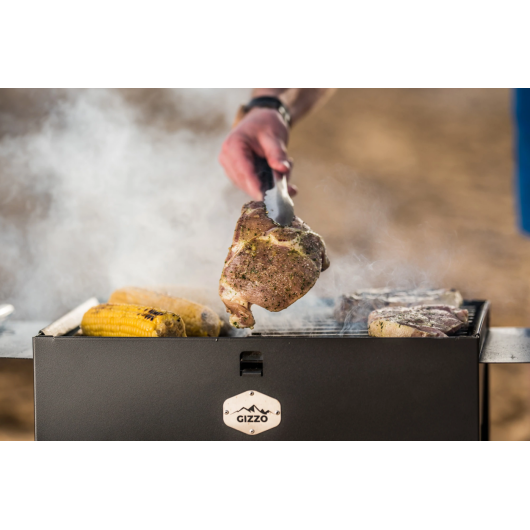 Grille et lèches-frites GIZZO - accessoire de cuisson pour barbecue.