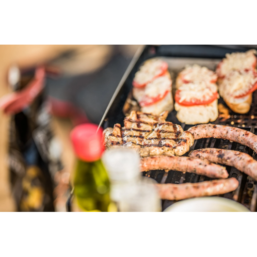Grille et lèches-frites GIZZO - accessoire de cuisson pour barbecue.