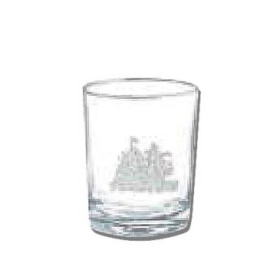 Lot de Verre à Whisky motifs bateau ARC MARINE - vaisselle en verre pour bateau