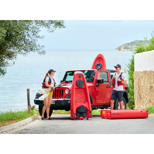 Mojito Solo Angler Vert POINT 65° N - kayak de pêche modulable.